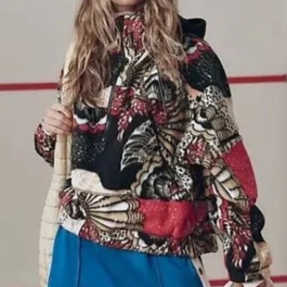 FP Movement by Free People Jackets & Blazers - Free People Movement Wild and Free Printed Fleece Pullover